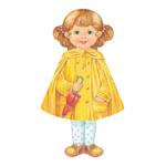 Кукла Иришка(желтая). Кукла-книжка