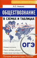 Обществознание. ОГЭ в схемах и таблицах