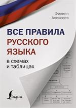 Все правила русского языка в схемах и таблицах